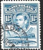 [King George VI and Landscape, type D2]
