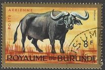 [Airmail - Burundi Animals with Golden Frame, Вид BL2]