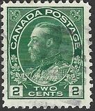 [King George V in Admiral Uniform - New Colors and Values, ประเภท AD9]