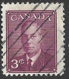 [King George VI As Previous Without Inscription "POSTES POSTAGE", Tip EQ]