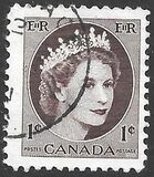 [Queen Elizabeth II - Normal Paper, See 1962 for Fluorescent Stripes, տեսակ GT]