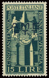 [Biennial Art Exhibition of Venice - Italy Postage Stamps Overprinted "A.M.G. - F.T.T.", type J1]