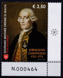 [The 250th Anniversary of the Death of Jorge Santicilia Juan, 1713-1773, ประเภท BQU]