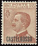 [Italian Postage Stamps Overprinted "CASTELROSSO", タイプ C2]