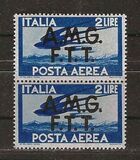 [Airmail -  - Italy Postage Stamps of 1945 Overprinted "A.M.G.F.T.T.", tegund B1]