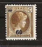 [Grand Duchess Charlotte - Surcharged, type AQ]