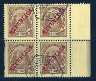 [Issues of 1895 & 1907 Overprinted "REPUBLICA", type I10]