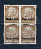 [German Empire Postage Stamps Overprinted "Luxemburg", type A]