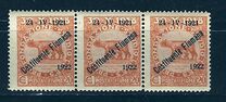 [New Daily Stamps from 1919 Overprinted "24-IV-1921 - Costituente Fiumana - 1922", type AX3]