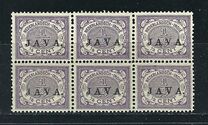 [Numeral Stamps & Queen Wilhelmina - Stamps of 1902-1905 Overprinted "JAVA", type F7]
