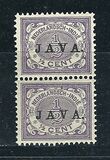 [Numeral Stamps & Queen Wilhelmina - Stamps of 1902-1905 Overprinted "JAVA", type F7]