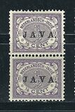 [Numeral Stamps & Queen Wilhelmina - Stamps of 1902-1905 Overprinted "JAVA", type F7]