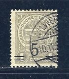 [Stamps of 1906-19 Surcharged with New Value and Bars in Black or Red, type M2]