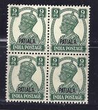 [King George VI, 1895-1952 - India Postage Stamps Overprinted "PATIALA", type I2]