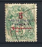 [French Post in Morocco Postage Stamps Overprinted "PROTECTORAT FRANCAIS", type A3]