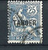 [Inscription: "MAROC" - Overprinted "TANGER", type A7]