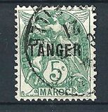 [Inscription: "MAROC" - Overprinted "TANGER", type A3]