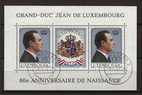 [The 60th Anniversary of the Birth of Grand Duke Jean, type ZC]