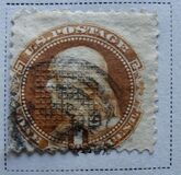 [Re-Issue of 1869 Issues - Hard White Paper. White Crackly Gum, 类型 V2]