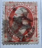 [Designs of 1870-1871 with Secret Marks - Printed by the National Bank Note Company. See Also No. 60A-69A, type AJ2]