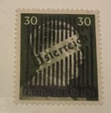 [Adolf Hitler, 1889-1945 - German Empire Postage Stamp Overprinted, type JB]