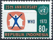 [The 25th Anniversary of W.H.O., type ABL]