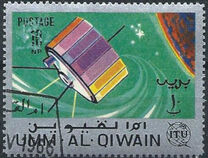 [The 100th Anniversary of I.T.U. - Communications Satellites, type CA]