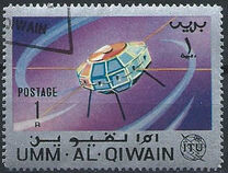 [The 100th Anniversary of I.T.U. - Communications Satellites, type CE]