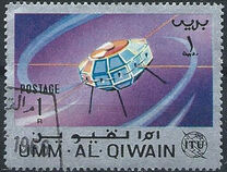 [The 100th Anniversary of I.T.U. - Communications Satellites, type CE]