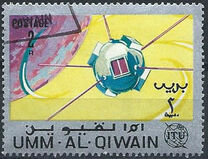 [The 100th Anniversary of I.T.U. - Communications Satellites, type CF]