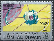 [The 100th Anniversary of I.T.U. - Communications Satellites, type CF]