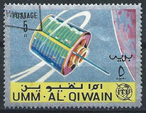 [The 100th Anniversary of I.T.U. - Communications Satellites, type CH]