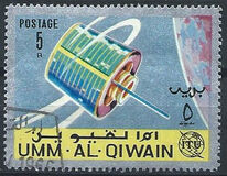[The 100th Anniversary of I.T.U. - Communications Satellites, type CH]