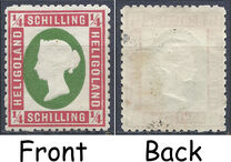 [Queen Victoria - Portrait in White Square, type C]