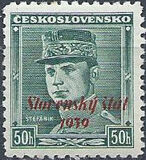 [Czechoslovakian Postage Stamps Overprinted "Slovenský štát 1939", type A6]