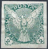 [Colombe de la paix - Timbres pour journaux, type F]