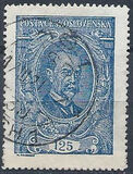[President Masaryk(1850-1937) - Coloured Paper, tegund AM]