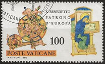 [The 1500th Anniversary of the Birth of The Saint Benedict of Nursias, type SM]