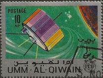[The 100th Anniversary of I.T.U. - Communications Satellites, type CA]
