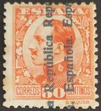 [Definitive Issues and Express Stamps with Imprint Republica Espanola, typ EF23]