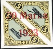 [Pairs of No. 30 Overprinted New Values, tegund ZAD4]