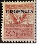 [Express Stamps - No. 435 Overprinted URGENCIA, type CJ]
