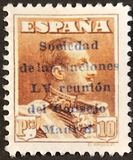 [The 55th Conference of the League of Nations, Madrid, type CG12]