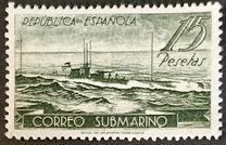 [Submarine Post between Barcelona and Mahon, type HY1]