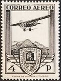 [Airmail - International Exhibition, Seville and Barcelona - Airplane, type CF5]