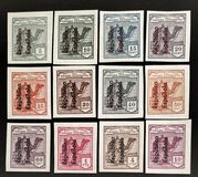 [Issue of 1924 Overprinted "Republica - Espanola" - Bottom up, type D]