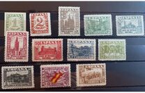 [Numerals & City Pictures - Inscription ESPANA CORREOS, type KC]