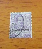 [Italian Postage Stamps Overprinted "Colonia Eritrea", type E8]