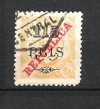 [Issue of 1902 Overprinted "REPUBLICA" in Red or Green, වර්ගය I]