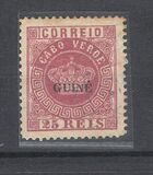 [Crown - Cape Verde Stamps Handstamped "GUINÈ", type B3]